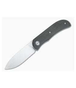 Burger Custom LEXK Plus Satin M390 Full Carbon Fiber Titanium Liner Lock Top Flipper - CU-4324 1