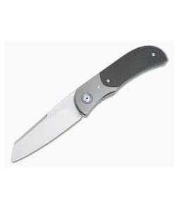 Burger Custom LEXK Plus Sheepsfoot Satin M390 Bolstered Carbon Fiber Titanium Liner Lock Top Flipper - CU-4326 1
