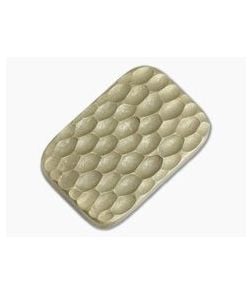 Krein Knives Custom Worry Stone Jigged Brass 4358 - CU-4358 1