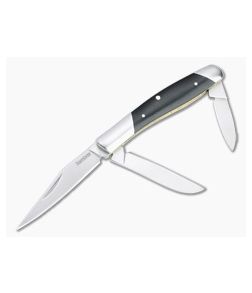 Kershaw Iredale Stockman Satin Stainless Steel Black Micarta Slip Joint Folder 4386 - KS-4386 1