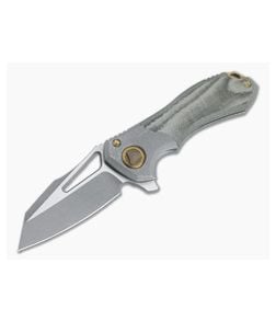 Marfione Custom Protocol Wharncliffe Two-Tone Apocalyptic 204P Green Micarta Flipper 4417 - CU-4417 1