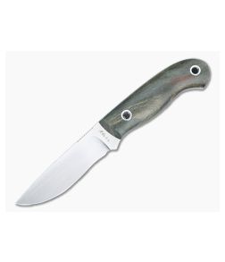 Mike Irie Model 110 Drop Point CPM-154 Stabilized Dyed Maple Fixed Blade 4424 - CU-4424 1