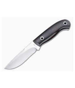 Mike Irie Model 110 Spear Point CPM-154 Burgundy Linen Micarta Fixed Blade 4432 - CU-4432 1