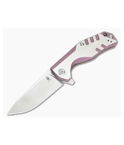Kizer Cutlery Kesmec 2-Tone Titanium Flipper S35VN - KC-4461A2 1