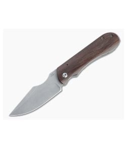 Maverick Custom Knives Frame Lock Front Flipper Harpoon Clip Stonewashed BG42 Vintage Micarta Folder 4480 - CU-4480 1