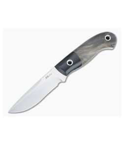 Mike Irie Model 110 Spear Point CPM-154 Bolstered Stabilized Dyed Maple Fixed Blade 4510 - CU-4510 1