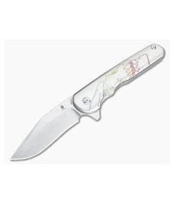 Kizer Cutlery Flashbang Skully Titanium Frame Lock S35VN Flipper - KC-454A2 1