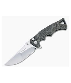 Brian Tighe Custom Tighe Fighter Drop Point S90V San Mai Brass Carbon Fiber Flipper 4550 - CU-4550 1