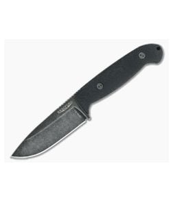 Bradford Guardian4.5 3D Black Canvas Micarta Sabre Ground Nimbus DLC CPM-3V - BK-45S-101N 1