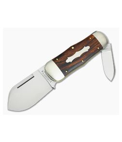 Tidioute Cutlery #46 Whaler 2 Blade Desert Ironwood - GEC-462218-DI 1