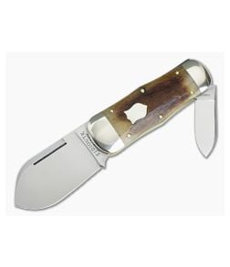 Tidioute Cutlery #46 Whaler 2 Blade Muscle Bone - GEC-462218-MB 1