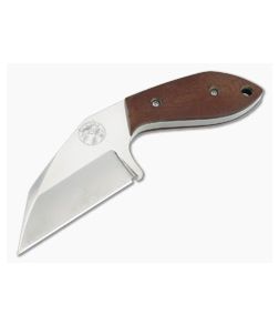 Trash Panda Knives F Off Stonewashed CPM-3V Antique Brown Micarta Fixed Blade Knife 4657 - CU-4657 1