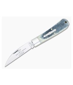 Tidioute #47 Viper Slip Joint Stone Wash Blue Natural Bone Satin 1095 Wharncliffe Blade 470123-SWBNB - GEC-470123-SWBNB 1