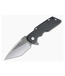 Attn2Detail Large Mark I Tanto Two-Tone S30V Crosshatch Black Titanium Flipper 4717 - CU-4717 1