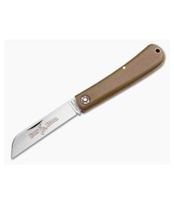 Farm and Field Tool Hayn' Helper Sheepfoot Green Linen Micarta - GEC-473116-GLM 1
