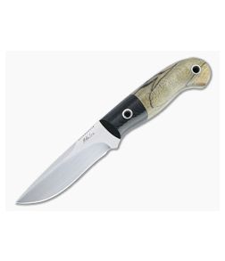 Mike Irie Model 110 Spear Point CPM-154 Bolstered Spalted Maple Fixed Blade 4736 - CU-4736 1