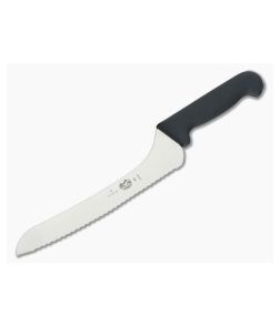 Victorinox 9" Offset Bread Knife Swiss Steel Fibrox Handle 7.6058.20 - VN-7.6058.20 1