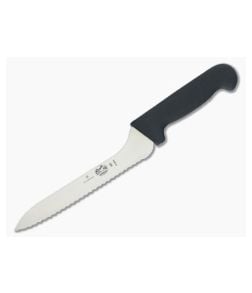 Victorinox 7 Inch Offset Bread Knife Swiss Steel Fibrox Handle 7.6058.21 - VN-7.6058.21 1
