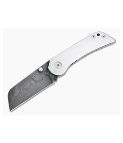 Grindhouse Knives KD #2 Non-Flipper Hamon 1095 Satin Titanium Folder 4788 - CU-4788 1