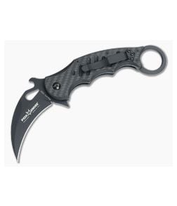 Fox Knives 479 Karambit Carbon Fiber G10 Black Blade 479CG10 - FK-479CG10 1