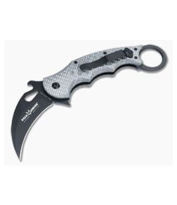 Fox Knives 479 Karambit Silver Twill G10 Black Blade 479ST - FK-479ST 1