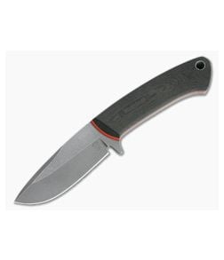 Tom Krein Custom TK-5 Magnum Hunter Acid Washed Nitro-V Green Linen Micarta Fixed Blade - CU-4806 1