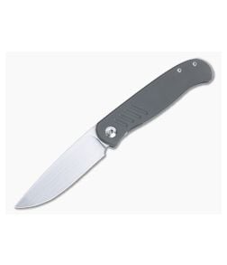Burger Custom Atlas SFL M390 Drop Point Dark Full Titanium Front Flipper 4826 - CU-4826 1
