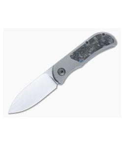 Burger Custom EXK CFL M390 Spear Point Fat Carbon Inlay Front Flipper 4843 - CU-4843 1