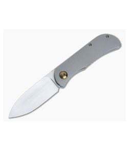 Burger Custom EXK CFL M390 Spear Point Full Titanium Bronze Accents Front Flipper 4846 - CU-4846 1