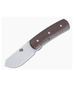 Brad Zinker Bartlow Skinner 2.0 Front Flipper Andros Mahogany Handles CPM-154 Spey Blade 4894 - CU-4894 1
