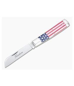 Tidioute Cutlery #49 Freedom Blem A Sheepsfoot Jack Flag Acrylic Slip Joint 493121 - GEC-493121-FA-A-02 1