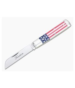 Tidioute Cutlery #49 Freedom Blem A Sheepsfoot Jack Flag Acrylic Slip Joint 493121 - GEC-493121-FA-A-03 1