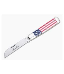 Tidioute Cutlery #49 Freedom Blem A Sheepsfoot Jack Flag Acrylic Slip Joint 493121 - GEC-493121-FA-A 1