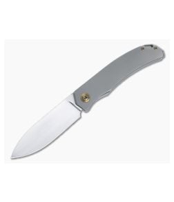 Burger Custom Urban XL Front Flipper Blasted Full Titanium Bronze Hardware Satin M390 Spear Point 4960 - CU-4960 1
