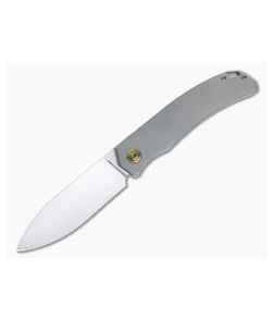 Burger Custom Urban XL Front Flipper Blasted Full Titanium Bronze Hardware Satin M390 Spear Point 4961 - CU-4961 1