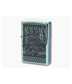 Zippo Windproof Lighter John Smith Gumbala Bird High Polish Teal 49611 - ZI-49611 1
