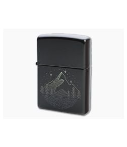 Zippo Windproof Lighter Mountain Design Gloss Brown 49633 - ZI-49633 1