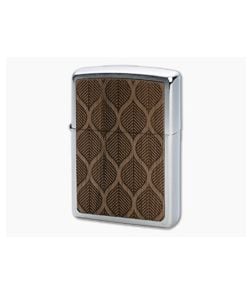 Zippo Windproof Lighter Woodchuck USA Walnut Leaves 49708 - ZI-49708 1
