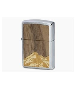 Zippo Windproof Lighter Woodchuck USA Walnut Mountains 49800 - ZI-49800 1