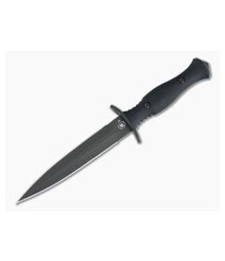 Spartan Harsey Dagger Black S45VN Black Micarta Nylon Sheath Fixed Blade 49BKBKNLBK - SB-49BKBKNLBK 1