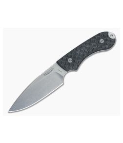 Bradford Knives Guardian4 Carbon Fiber False Edge Stonewash M390 - BK-4FE-016-M390 1
