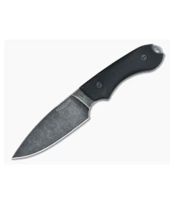 Bradford Knives Guardian4 PHT Flat Grind 3D Black Micarta Nimbus 3V - BK-4FH-101N-3V 1