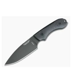 Bradford Knives Guardian4 Full Flat Grind 3D Carbon Fiber DLC 3V Fixed Blade Knife - BK-4FH-114B-3V 1