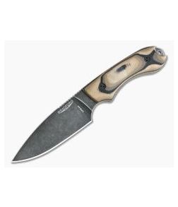 Bradford Knives Guardian4 Full Flat Grind 3D G-Wood Nimbus 3V Fixed Blade Knife - BK-4FH-115N-3V 1