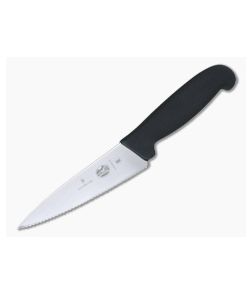 Victorinox 5" Mini Chef's Knife Serrated Swiss Steel Fibrox Handle 5.2033.12-X1 - VN-5.2033.12-X1 1