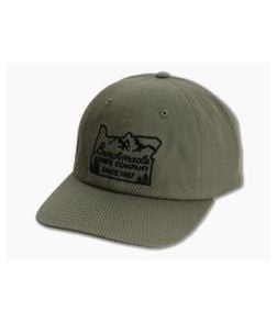 Benchmade State Pride Loden Green Adjustable Dad Hat 50065 - BM-50065 1