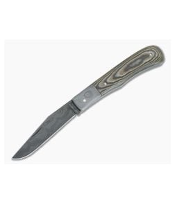 Chuck Hawes Custom Trapper Richlite Damascus - CU-5007 1