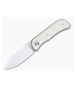 Trevor Burger Custom EXK Spearpoint Recessed Ivory White G10 - CU-5023 1