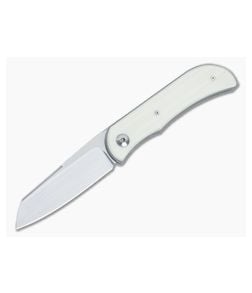 Trevor Burger Custom LEXK Sheepsfoot Recessed Ivory White G10 - CU-5034 1