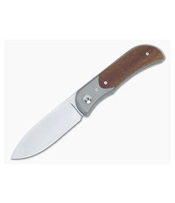 Trevor Burger Custom LEXK Spearpoint Recessed Brown Micarta with Titanium Bolster - CU-5035 1